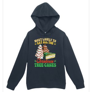 Most Likely To Eat All The Christmas Tree Cakes Debbie Becky Urban Pullover Hoodie