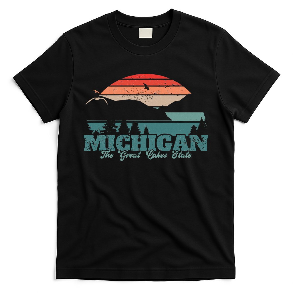 Michigan Lake The Great Lakes State Proud Michigander T-Shirt