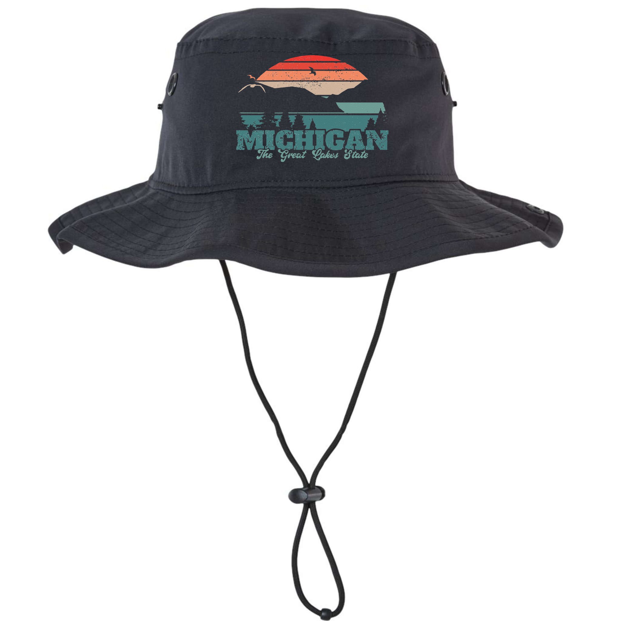 Michigan Lake The Great Lakes State Proud Michigander Bucket Hat