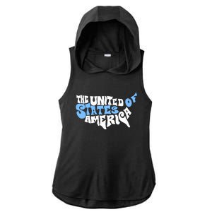 Matt Leinart The United State Of America Ladies PosiCharge Tri-Blend Wicking Draft Hoodie Tank