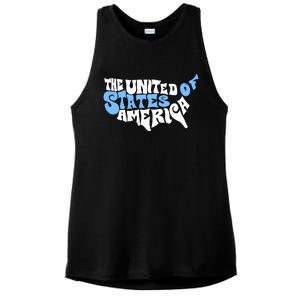 Matt Leinart The United State Of America Ladies PosiCharge Tri-Blend Wicking Tank