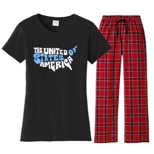 Matt Leinart The United State Of America Women's Flannel Pajama Set