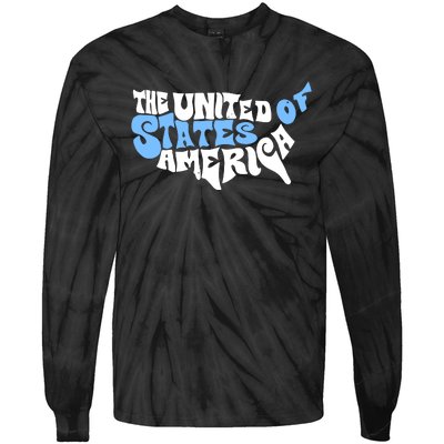 Matt Leinart The United State Of America Tie-Dye Long Sleeve Shirt