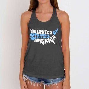 Matt Leinart The United State Of America Women's Knotted Racerback Tank