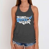 Matt Leinart The United State Of America Women's Knotted Racerback Tank