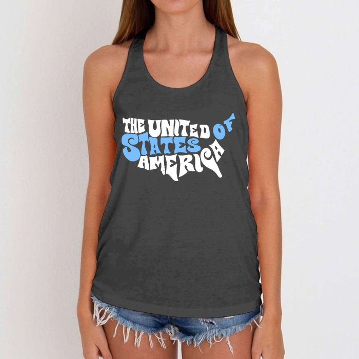 Matt Leinart The United State Of America Women's Knotted Racerback Tank