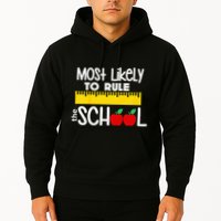 MOST LIKELY TO RULE THE SCHOOL RULER & APPLE Hoodie