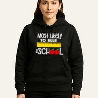 MOST LIKELY TO RULE THE SCHOOL RULER & APPLE Hoodie
