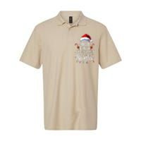 Most Likely To Get High With Santa Christmas Funny Softstyle Adult Sport Polo