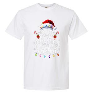 Most Likely To Get High With Santa Christmas Funny Garment-Dyed Heavyweight T-Shirt