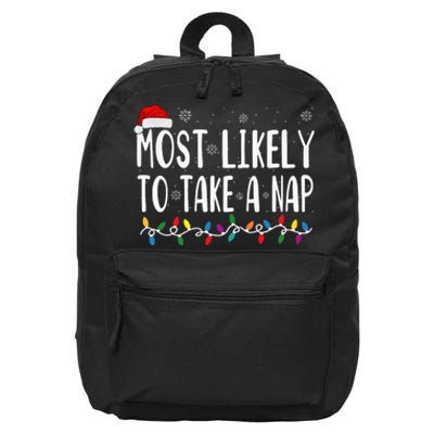 Most Likely Take A Nap 16 in Basic Backpack