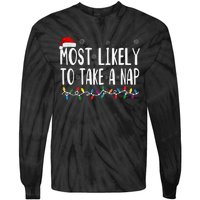 Most Likely Take A Nap Tie-Dye Long Sleeve Shirt