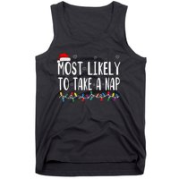 Most Likely Take A Nap Tank Top