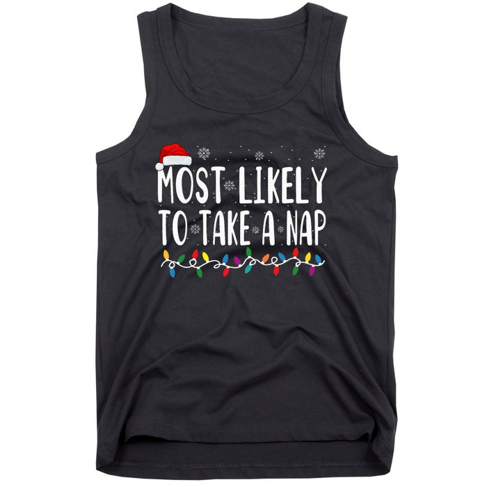 Most Likely Take A Nap Tank Top