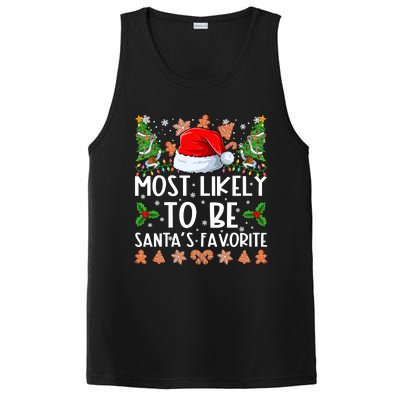 Most Likely To Be Santas Favorite Christmas Shirts For Family PosiCharge Competitor Tank