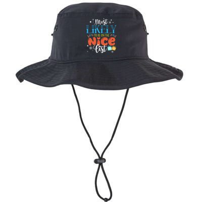 Most Likely To Be On The Nice List Legacy Cool Fit Booney Bucket Hat