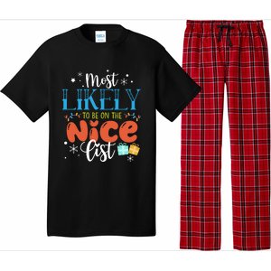 Most Likely To Be On The Nice List Pajama Set