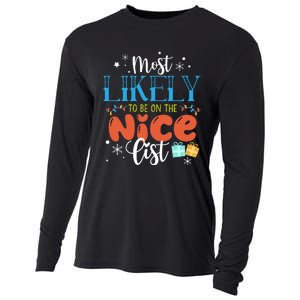 Most Likely To Be On The Nice List Cooling Performance Long Sleeve Crew