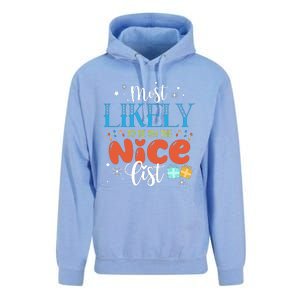 Most Likely To Be On The Nice List Unisex Surf Hoodie