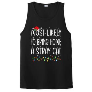 Most Likely To Bring Home A Stray Cat Xmas Matching PosiCharge Competitor Tank