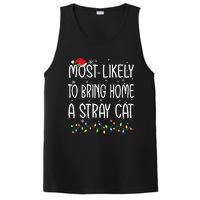 Most Likely To Bring Home A Stray Cat Xmas Matching PosiCharge Competitor Tank