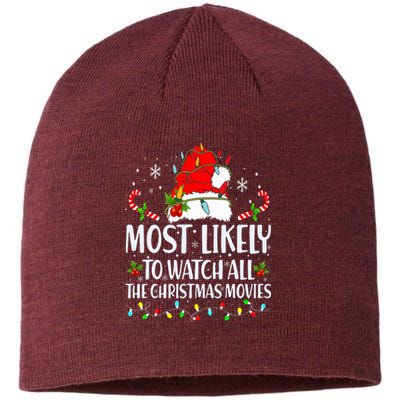 Most Likely To Watch All The Christmas Movies Matching Xmas Sustainable Beanie