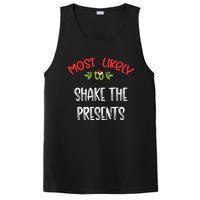 Most Likely To Christmas Shake The Presents Family Group PosiCharge Competitor Tank