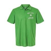 Most Likely To Do An Irish Exit Funny St Patricks Day Softstyle Adult Sport Polo