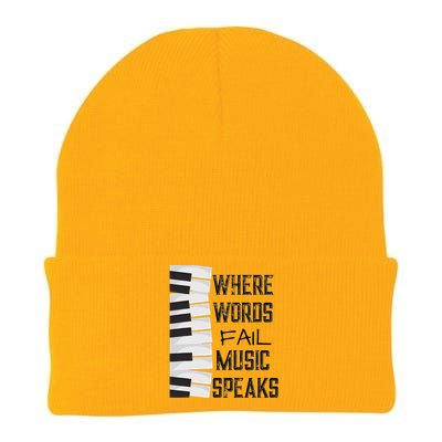 Music Lovers Themed Gift Tee Knit Cap Winter Beanie