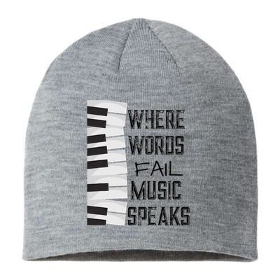 Music Lovers Themed Gift Tee Sustainable Beanie