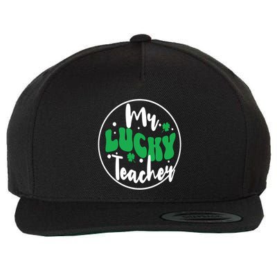 Mr Lucky Teacher St PatrickS Day Humorous Teacher Cool Gift Wool Snapback Cap