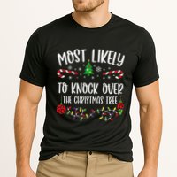 Most Likely To Knock Over The Christmas Tree Funny Christmas Family Matching C Performance Shirt