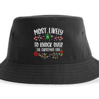 Most Likely To Knock Over The Christmas Tree Funny Christmas Family Matching C Sustainable Bucket Hat