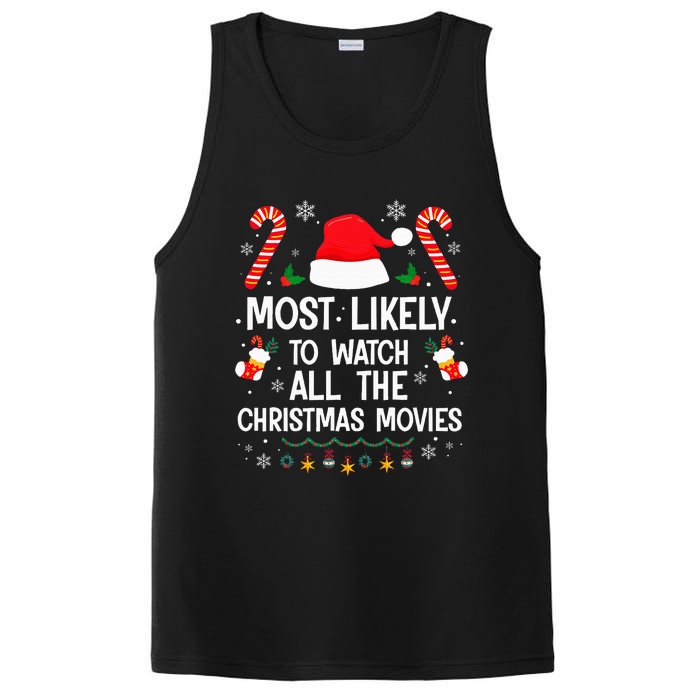 Most Likely To Watch All The Christmas Movies Christmas PosiCharge Competitor Tank