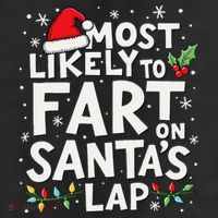 Most Likely To Fart On SantaS Lap Funny Family Christmas 11oz C Handle Ceramic Mug