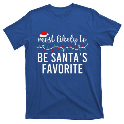 Most Likely To Christmas Matching Family Pajamas Funny T-Shirt