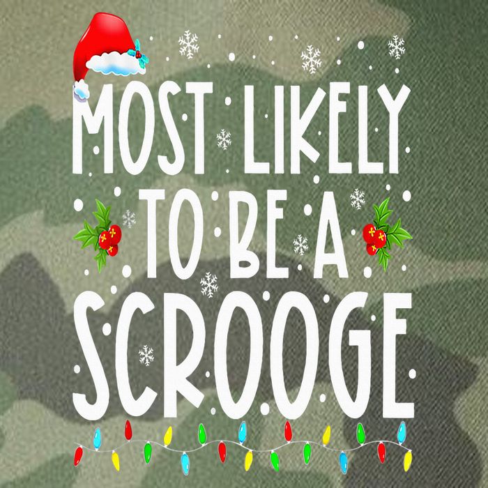Most Likely To Be A Scrooge Funny Family Matching Christmas Legacy Tie Dye Trucker Hat
