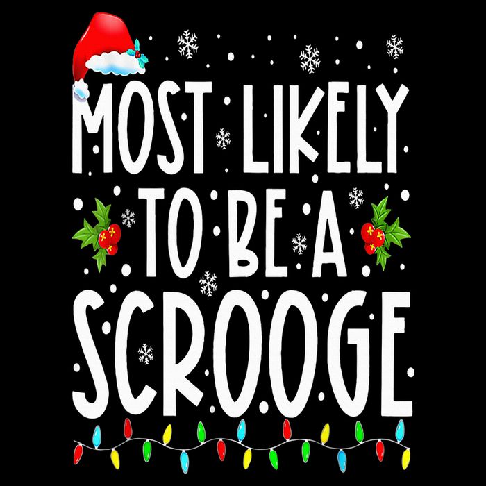 Most Likely To Be A Scrooge Funny Family Matching Christmas Magnet