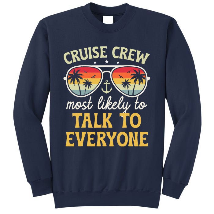 Most Likely To Talk To Everyone Matching Family Cruise 2024 Sweatshirt