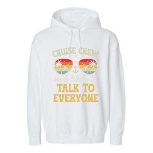 Most Likely To Talk To Everyone Matching Family Cruise 2024 Garment-Dyed Fleece Hoodie