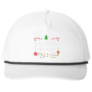 Most Likely To Miss Christmas While Gaming Funny Christmas Family Matching Cut Snapback Five-Panel Rope Hat