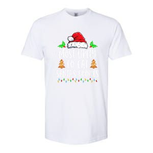 Most Likely To Eat SantaS Cookies Matching Christmas Softstyle CVC T-Shirt