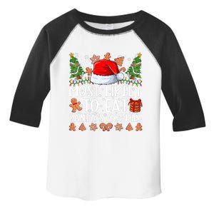 Most Likely To Eat Santas Cookies Christmas Shirts For Family Toddler Fine Jersey T-Shirt