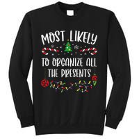 Most Likely To Organize All The Presents Funny Christmas Family Matching Cute Sweatshirt