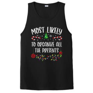 Most Likely To Organize All The Presents Funny Christmas Family Matching Cute PosiCharge Competitor Tank