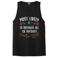 Most Likely To Organize All The Presents Funny Christmas Family Matching Cute PosiCharge Competitor Tank