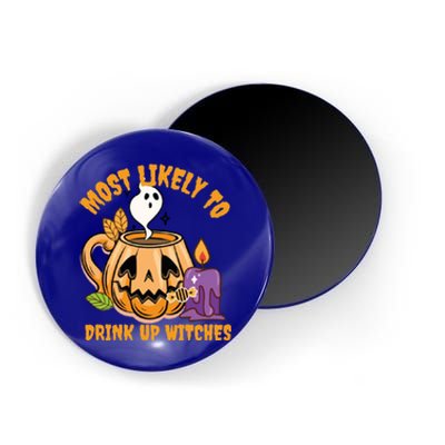 Most Likely To Up Witches Halloween Party Gift Magnet