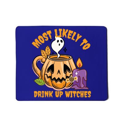 Most Likely To Up Witches Halloween Party Gift Mousepad