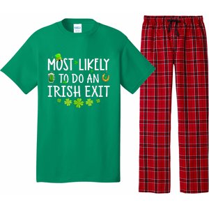 Most Likely To Do An Irish Exit Pajama Set