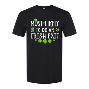 Most Likely To Do An Irish Exit Softstyle CVC T-Shirt